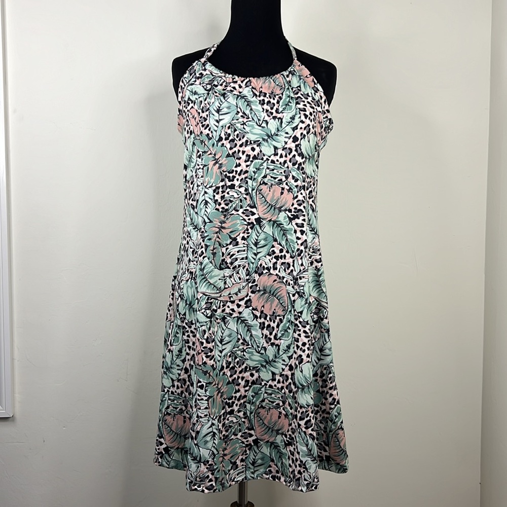 BALANCE COLLECTION Tropical Leaf Dress M